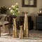 Brushed Paint Unique Straight Vase: Modern Metal Decorative Floor Vase - Flower Holder for Entryway, Living Room, or Dining Room - Perfect for Displaying Flowers or Plants - Stylish Home Décor Accent